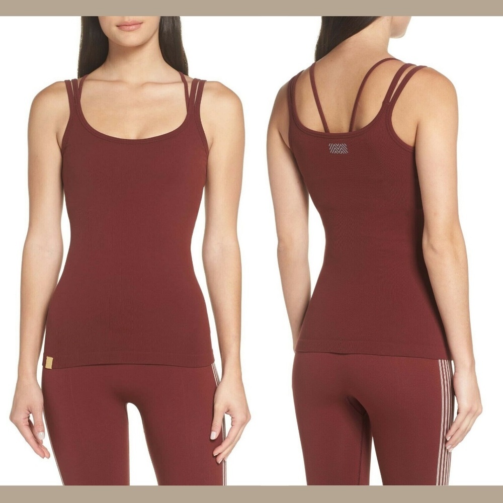NWT $118 Monreal‎ London Zen Seamless Tank in Cocoa [SZ XS/S ]